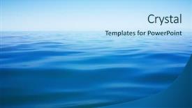  Presentation with ocean surface - Audience pleasing PPT layouts consisting of ocean or sea or lake backdrop and a sky blue colored foreground