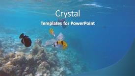  Presentation with ocean pollution - Slide set with ocean-pollution-with-pastic background and a teal colored foreground