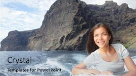  Presentation with sails sailing yacht catamaran sailing - Slide deck featuring tomato juice with tomatoesgreen twig with sliced halves on black background background and a black colored foreground