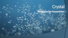  Presentation with ocean surface - Amazing PPT theme having ocean surface - water abstract backdrop and a teal colored foreground