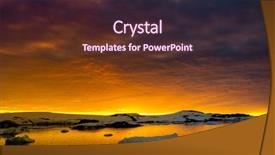  Presentation with summer winter autumn spring - PPT theme consisting of ocean temperature - summer sunset in antarctica beautiful background and a wine colored foreground