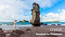  Presentation with tide - Slide set enhanced with ocean-tide-in-the-cathedral background and a dark gray colored foreground