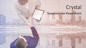  Presentation with ocean trade - Amazing slide set having ocean trade - logistics concept double exposure two backdrop and a lemonade colored foreground