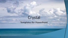  Presentation with tropical - Theme having ocean wave - beach and tropical sea background and a  colored foreground