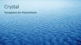  Presentation with ocean wave - Slides enhanced with ocean wave background - nice sea background and a sky blue colored foreground