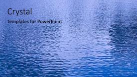  Presentation with water wave - Amazing presentation theme having ocean wave background - water backdrop and a light blue colored foreground