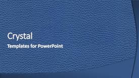  Presentation with leather - PPT layouts enhanced with ochre - seamless green leather texture background and a ocean colored foreground