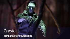  Presentation with haunted - Theme enhanced with oct-21-2018-mego-corp background and a wine colored foreground