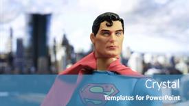  Presentation with superman - Slides with oct-27-2018-portrait background and a teal colored foreground