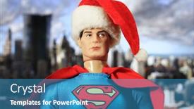  Presentation with superman - Audience pleasing theme consisting of oct-27-2018-portrait backdrop and a teal colored foreground