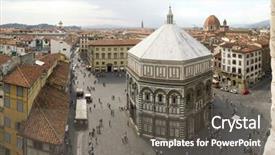  Presentation with octagon - Beautiful slides featuring octagon backdrop and a gray colored foreground