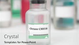  Presentation with chemicals - Slides with octane-a-colorless-flammable-liquid background and a light gray colored foreground