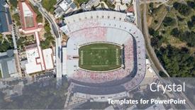  Presentation with venue - PPT theme consisting of october-03-2018-athens-georgia background and a gray colored foreground