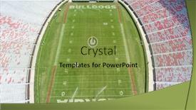  Presentation with venue - Amazing PPT theme having october-03-2018-athens-georgia backdrop and a gold colored foreground