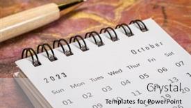  Presentation with october - Presentation theme consisting of october-2023-closeup background and a light gray colored foreground