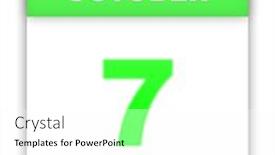  Presentation with october - Cool new PPT layouts with october-7-day backdrop and a white colored foreground