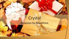  Presentation with still life crucifixion table - PPT theme with october birthday - autumn still life with group background and a  colored foreground