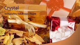  Presentation with life - Amazing slides having october birthday - autumn still life with group backdrop and a gold colored foreground