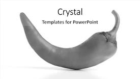  Presentation with red chilli - Beautiful slides featuring od - close-up od red chilli pepper backdrop and a white colored foreground