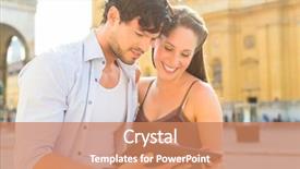  Presentation with city church - Cool new slide set with odeon church with city map backdrop and a coral colored foreground