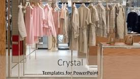  Presentation with hang - Presentation with odern-fashion-women-colorful-clothes background and a mint green colored foreground