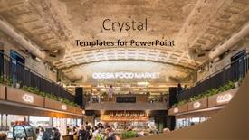  Presentation with market food - Slide deck featuring odesa-ukraine-june-6-2021 background and a coral colored foreground