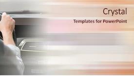  Presentation with steering wheel engineering - Audience pleasing PPT theme consisting of odometer - steering wheel in car backdrop and a lemonade colored foreground