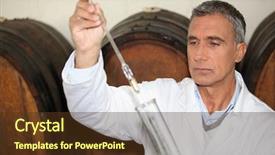  Presentation with tests - Amazing PPT layouts having grape research - expert making tests backdrop and a tawny brown colored foreground