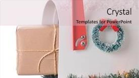  Presentation with square - Colorful slide set enhanced with  backdrop and a  colored foreground