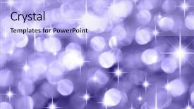  Presentation with blue neon - Beautiful presentation theme featuring of focus with star backdrop and a light blue colored foreground