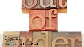  Presentation with out of order - Beautiful PPT layouts featuring of-order-isolated-phrase backdrop and a coral colored foreground