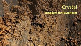  Presentation with black road - Slide deck enhanced with off-road-or-farming-substantial background and a tawny brown colored foreground