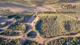  Presentation with sand dunes - Cool new presentation with off road trails on sand dunes at north sand hills only place in colorado to legally ride on sand dunes - aerial view backdrop and a coral colored foreground