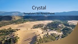  Presentation with sand dunes - Presentation design consisting of off road trails on sand dunes at north sand hills only place in colorado to legally ride on sand dunes - aerial view background and a light blue colored foreground