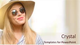  Presentation with announcement - Audience pleasing slides consisting of  backdrop and a  colored foreground