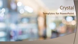  Presentation with mall - Audience pleasing PPT layouts consisting of office - abstract background of shopping mall backdrop and a lemonade colored foreground