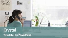  Presentation with artist - Colorful PPT theme enhanced with young fearless man climbing backdrop and a coral colored foreground