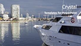  Presentation with construction cranes - Beautiful slides featuring office 2010 - false creek in vancouver british backdrop and a  colored foreground