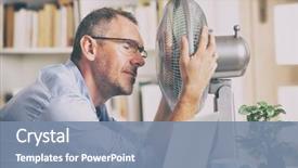  Presentation with heat - PPT layouts with office and tries to cool background and a seafoam green colored foreground