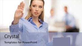  Presentation with technology education - Presentation design consisting of office buisness education technology concept background and a  colored foreground