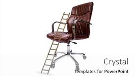  Presentation with office chair - Theme enhanced with office-chair-with-ladder background and a white colored foreground