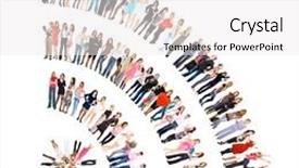  Presentation with business culture - Beautiful presentation theme featuring office culture business picture backdrop and a white colored foreground