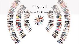  Presentation with culture - Cool new theme with office culture clerks compilation backdrop and a white colored foreground