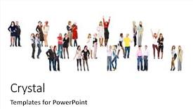  Presentation with culture diversity - Amazing theme having office culture people diversity backdrop and a white colored foreground