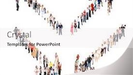  Presentation with culture - Slide set featuring office-culture-workforce-concept background and a white colored foreground