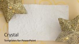  Presentation with greeting card - PPT theme having office party invitation - white greeting card background and a  colored foreground