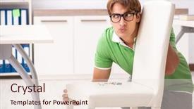  Presentation with office safety fatigue - Cool new theme with office prank with sharp thumbtacks backdrop and a lemonade colored foreground