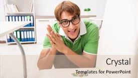  Presentation with flouride treatmnt in the dental office - PPT layouts having office prank with sharp thumbtacks background and a lemonade colored foreground