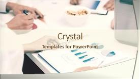  Presentation with team discussion - PPT theme featuring office school and education concept background and a  colored foreground