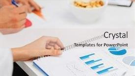  Presentation with team discussion - Presentation design featuring office school and education concept background and a  colored foreground